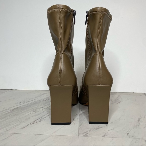 Franco Sarto Avana Faux Leather Pointy Toe Heeled Bootie 10M - Picture 3 of 14